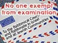 No one is exempt, Israel